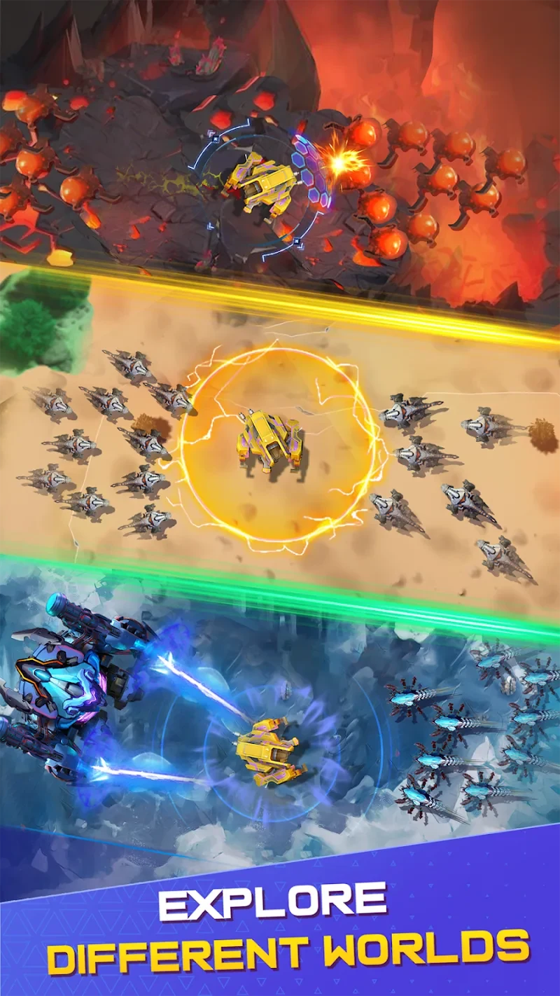 Screenshot 3 — SciFi Survivor: Mecha Survival 5.0.5080 MOD APK