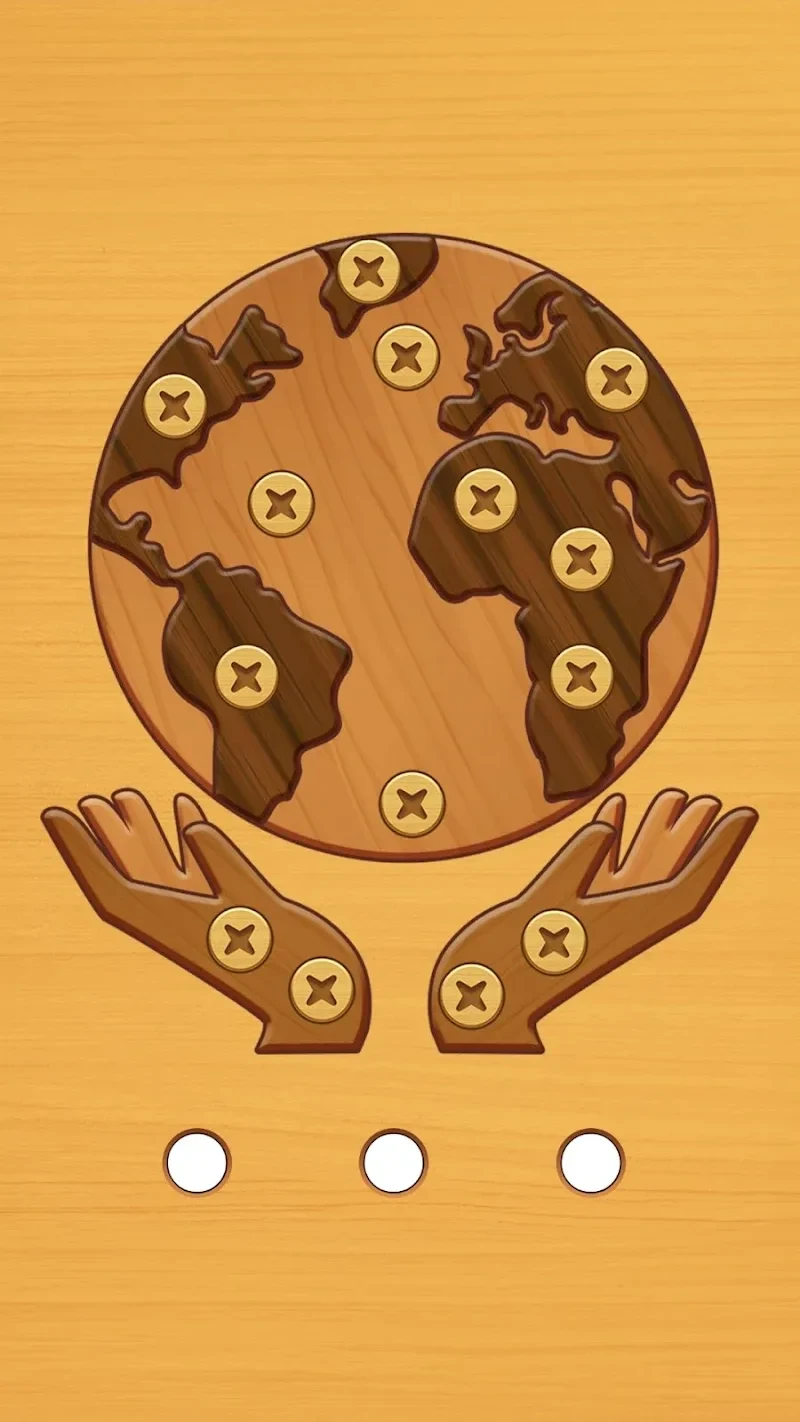 Screenshot 3 — Screw Puzzle: Wood Nut & Bolt™ 1.232 MOD APK