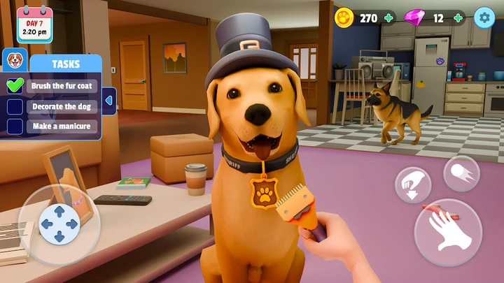 Screenshot 3 — Simulator Anjing: My Pets 1.7.2.1108 MOD APK