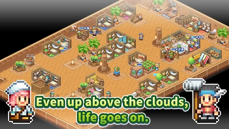 Captura de pantalla 2 — Skyship Quest Story 1.2.7 MOD APK