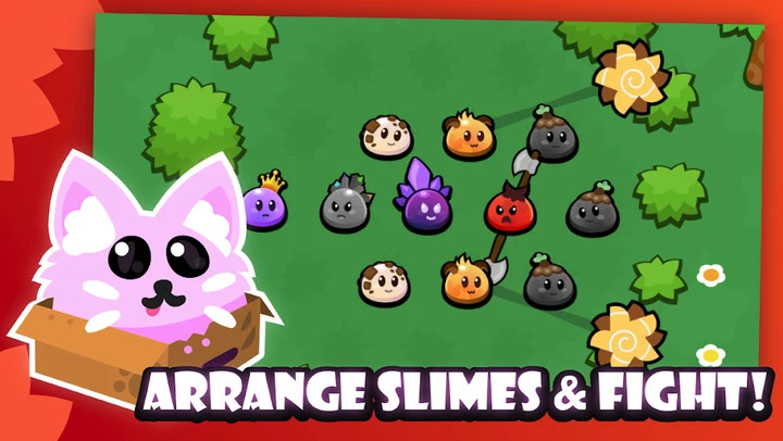 Capture d'écran 1 — Slime King: Squad Battle 0.1.5 MOD APK