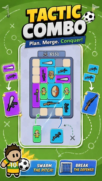 Screenshot 4 — Soccer War: Merge 1.1.4 MOD APK