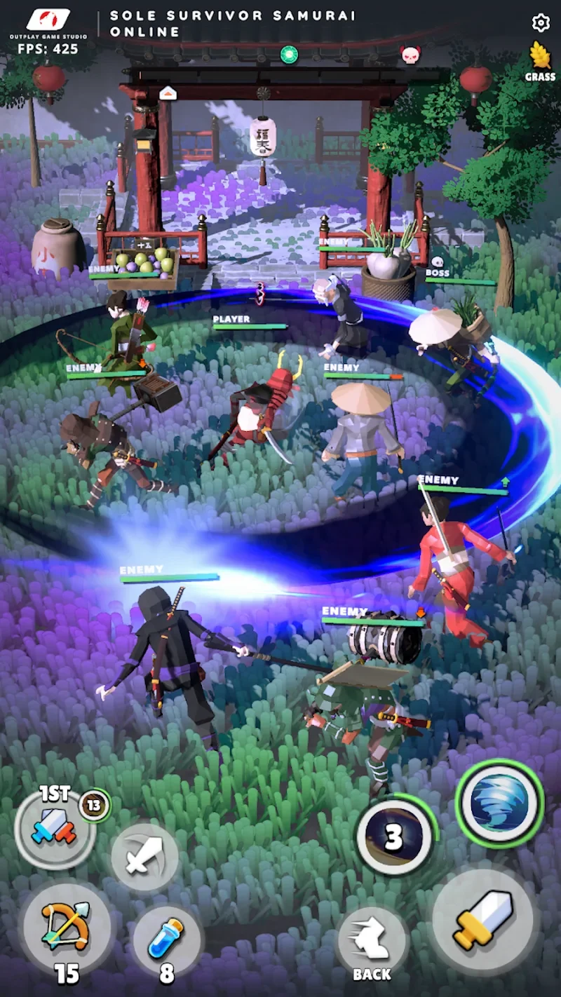 Screenshot 2 — Sole Survivor Samurai Online 1.0.8 MOD APK