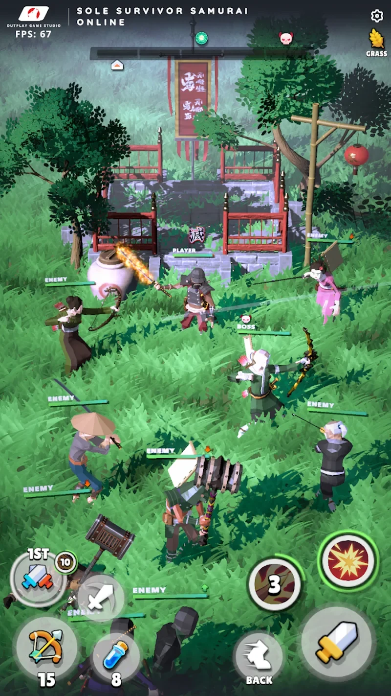 Screenshot 3 — Sole Survivor Samurai Online 1.0.8 MOD APK