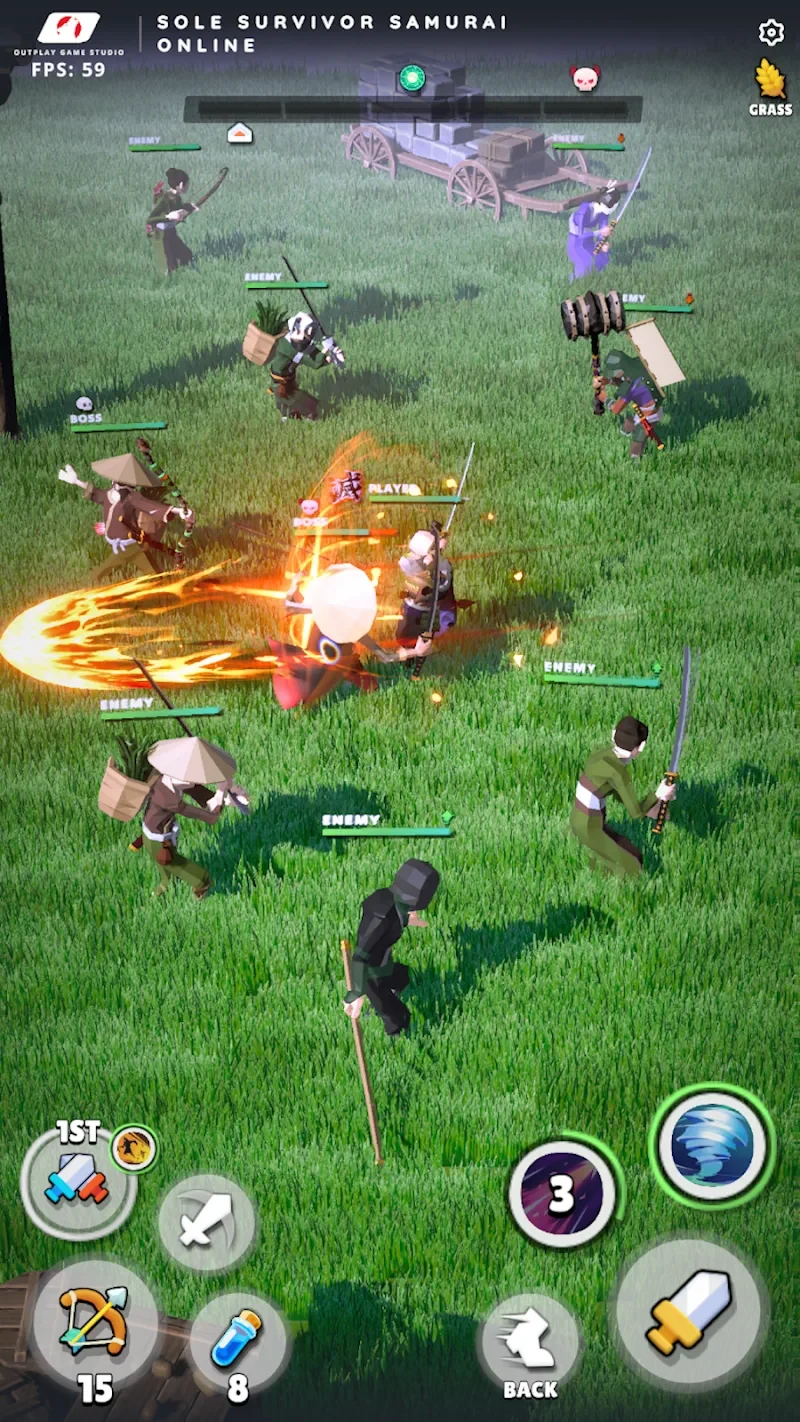 Screenshot 4 — Sole Survivor Samurai Online 1.0.8 MOD APK