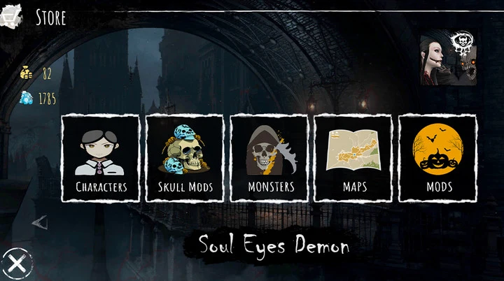 Screenshot 2 — Soul Eyes Demon: Horror Skulls 7.20 MOD APK