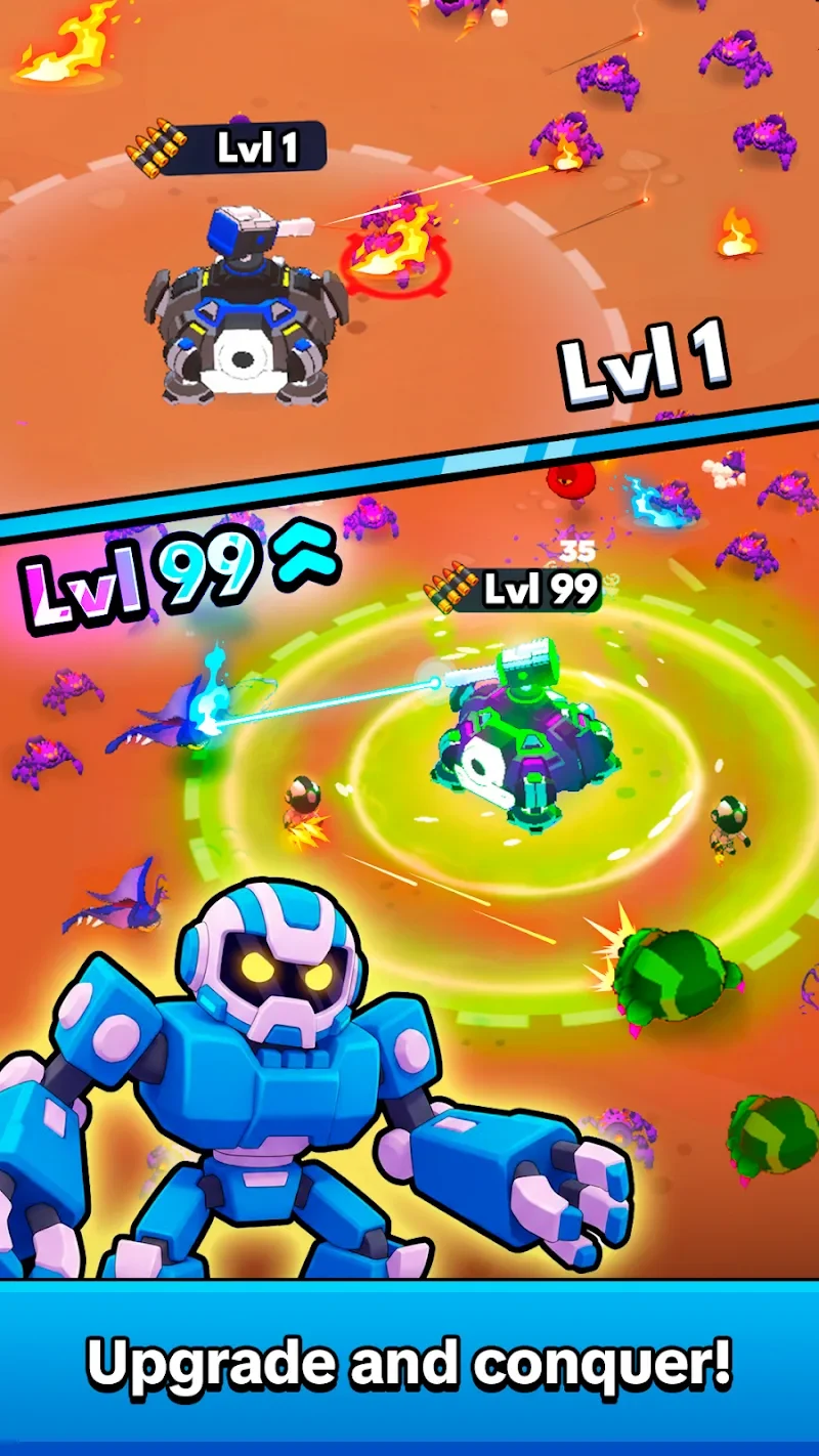 Screenshot 2 — Space Base: Idle Tower Defense 2.4.1 MOD APK