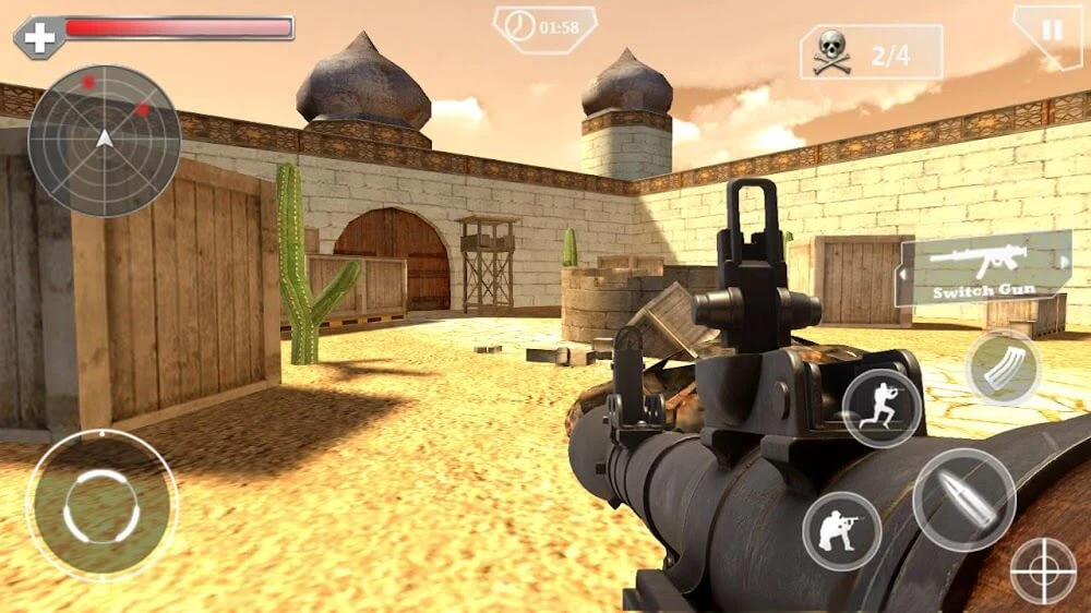 Captura de tela 3 — Special Strike Shooter 2.9.8 MOD APK