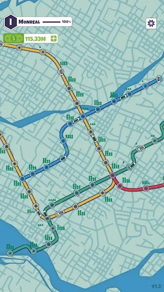 Screenshot 2 — Subway Connect: Idle Metro Map 5.0.4 MOD APK