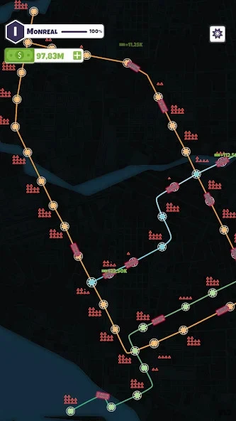 Screenshot 3 — Subway Connect: Idle Metro Map 5.0.4 MOD APK