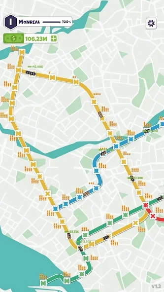 Screenshot 4 — Subway Connect: Idle Metro Map 5.0.4 MOD APK