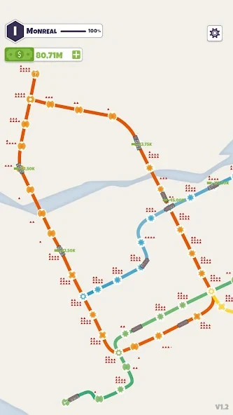 Screenshot 5 — Subway Connect: Idle Metro Map 5.0.4 MOD APK