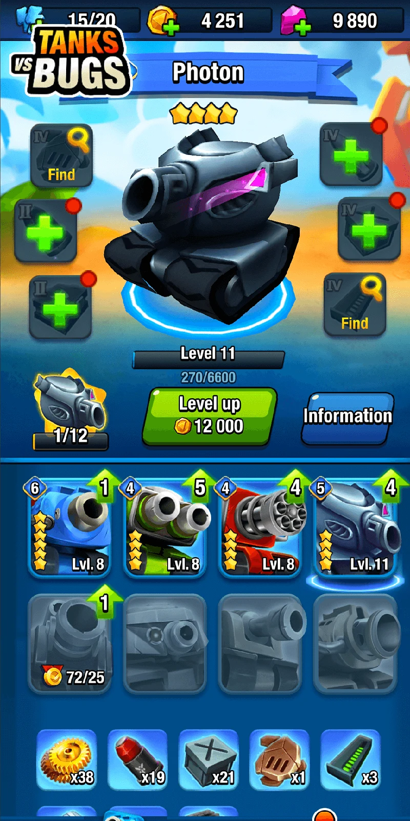 Screenshot 5 — Tanks vs Bugs 1.3.0 MOD APK