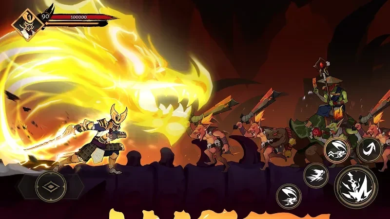 Screenshot 2 — The Twins: Ninja Offline Games 1.0.42 MOD APK