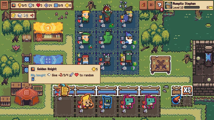 Captura de pantalla 2 — Tiny Auto Knights 3.9.7 MOD APK