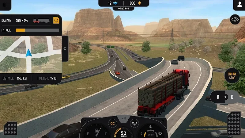Screenshot 2 — Truck Simulator PRO 2 1.9.1 MOD APK