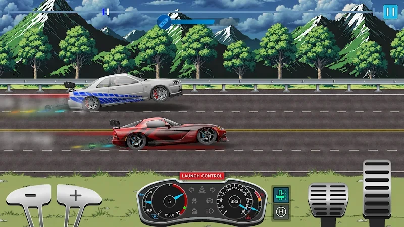 Capture d'écran 2 — Unlim Drag Racing Super Cars 70 MOD APK