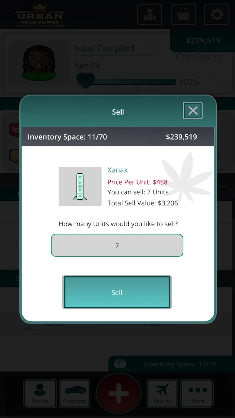 Screenshot 4 — Urban Drug Empire 115 MOD APK