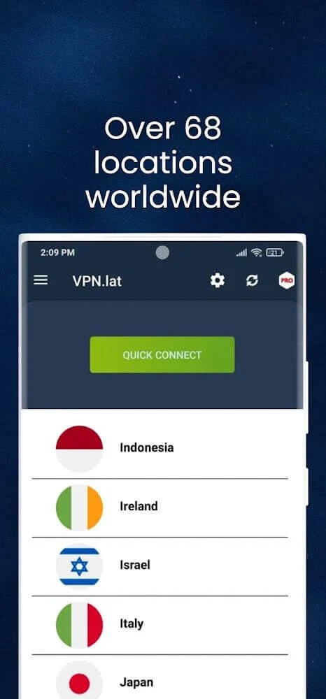 Screenshot 3 — VPN.lat 3.9.57 MOD APK