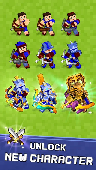 Screenshot 2 — War Merge: Craft Archers 1.0.2 MOD APK