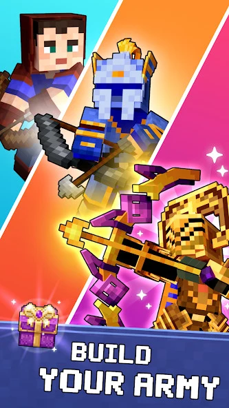 Screenshot 3 — War Merge: Craft Archers 1.0.2 MOD APK
