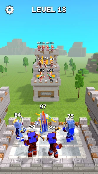 Screenshot 4 — War Merge: Craft Archers 1.0.2 MOD APK