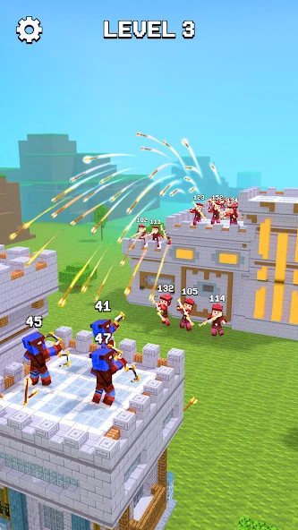 Screenshot 5 — War Merge: Craft Archers 1.0.2 MOD APK