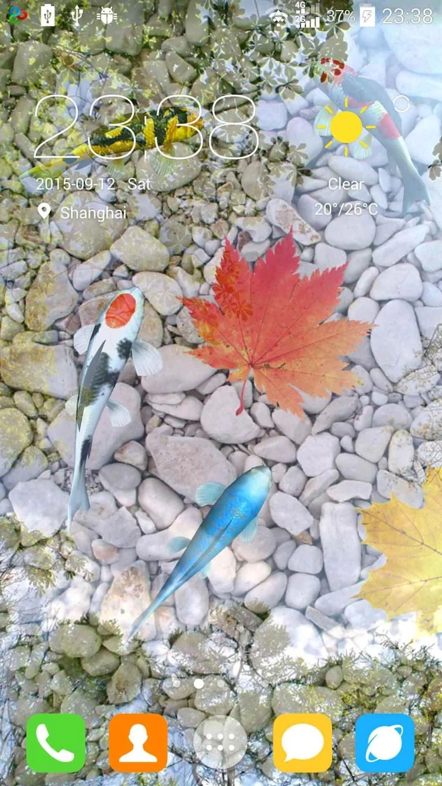 Ảnh chụp màn hình 4 — Water Garden Live Wallpaper 2.10 MOD APK