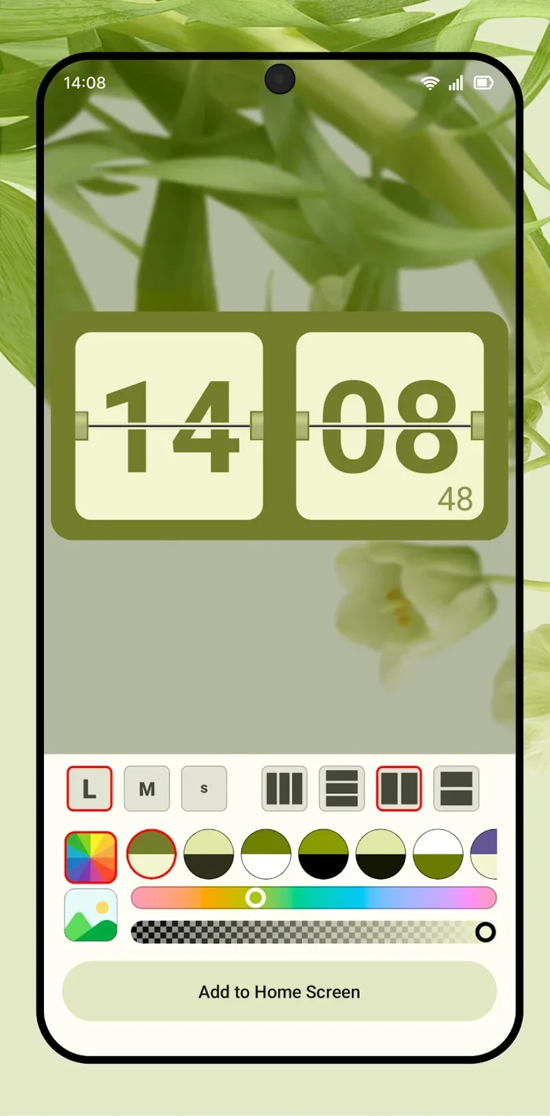 لقطة شاشة 2 — Widgeet-Color Widgets(Widget) 1.1.3.8 MOD APK