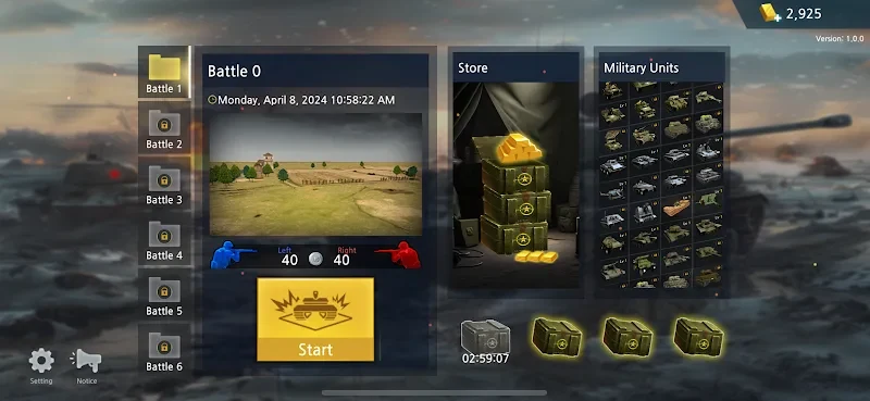 Screenshot 3 — WW2 Battlefields Sim Lite 1.1.1 MOD APK