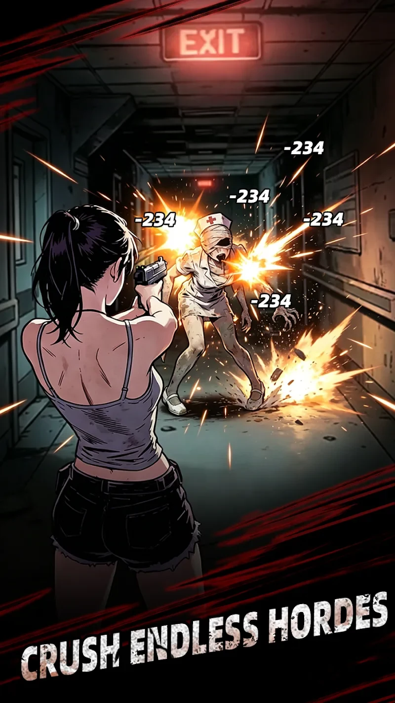 Screenshot 2 — Zombie Rush: Idle Survival 0.0.18 MOD APK